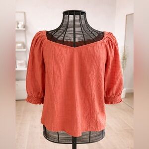 a.n.a Women's terracotta Blouse